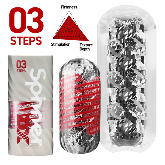 TENGA Spinner DX 03 Steps | שדרוג מלא לסדרת ה-Spinner