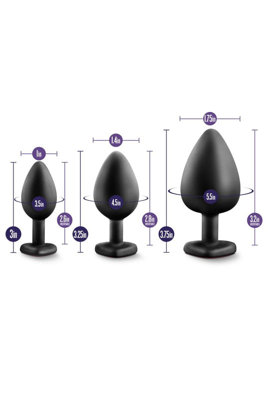 THE LUXE BLING PROSTATE  |  ערכת אימון אנאלית ב-3 גדלים שונים