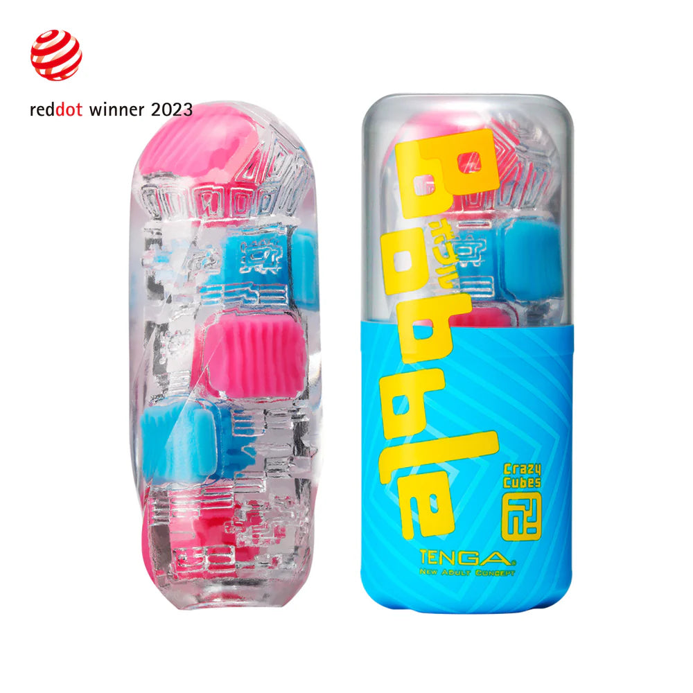 TENGA Bobble Crazy Cubes | שרוול אוננות עם קוביות קופצות