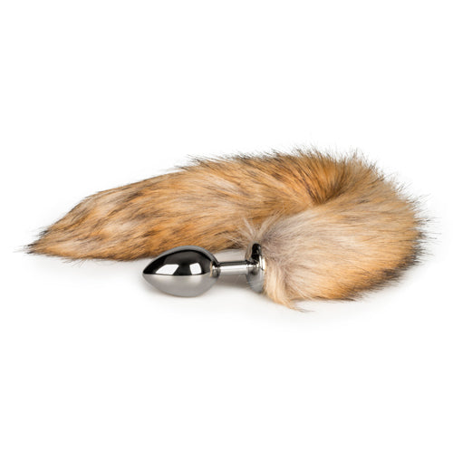 Fox Tail Plug | פלאג אנאלי עם זנב שועל חום מידה M