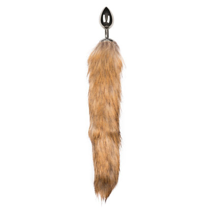 Fox Tail Plug | פלאג אנאלי עם זנב שועל חום מידה M