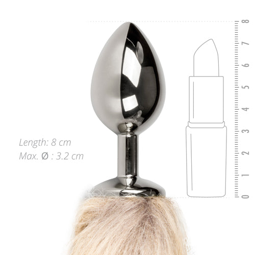 Fox Tail Plug | פלאג אנאלי עם זנב שועל חום מידה M