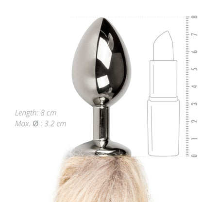 Fox Tail Plug | פלאג אנאלי עם זנב שועל חום מידה M