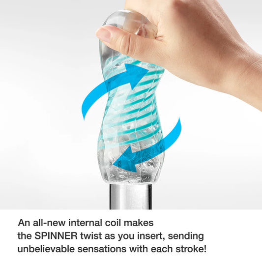 TENGA Spinner 01 Tetra | שרוול מסתובב עדין ומרווח