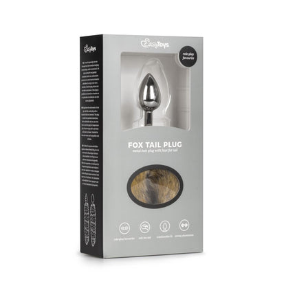 Fox Tail Plug | פלאג אנאלי עם זנב שועל חום מידה S