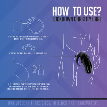 Chastity Cage | כלוב צניעות מידה M